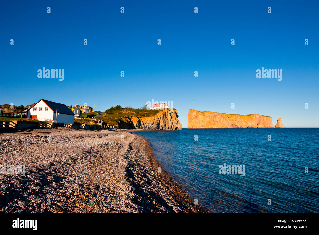 Perce Rock, Perce, Gaspé Penninsula, Quebec, Canada Stock Photo Alamy