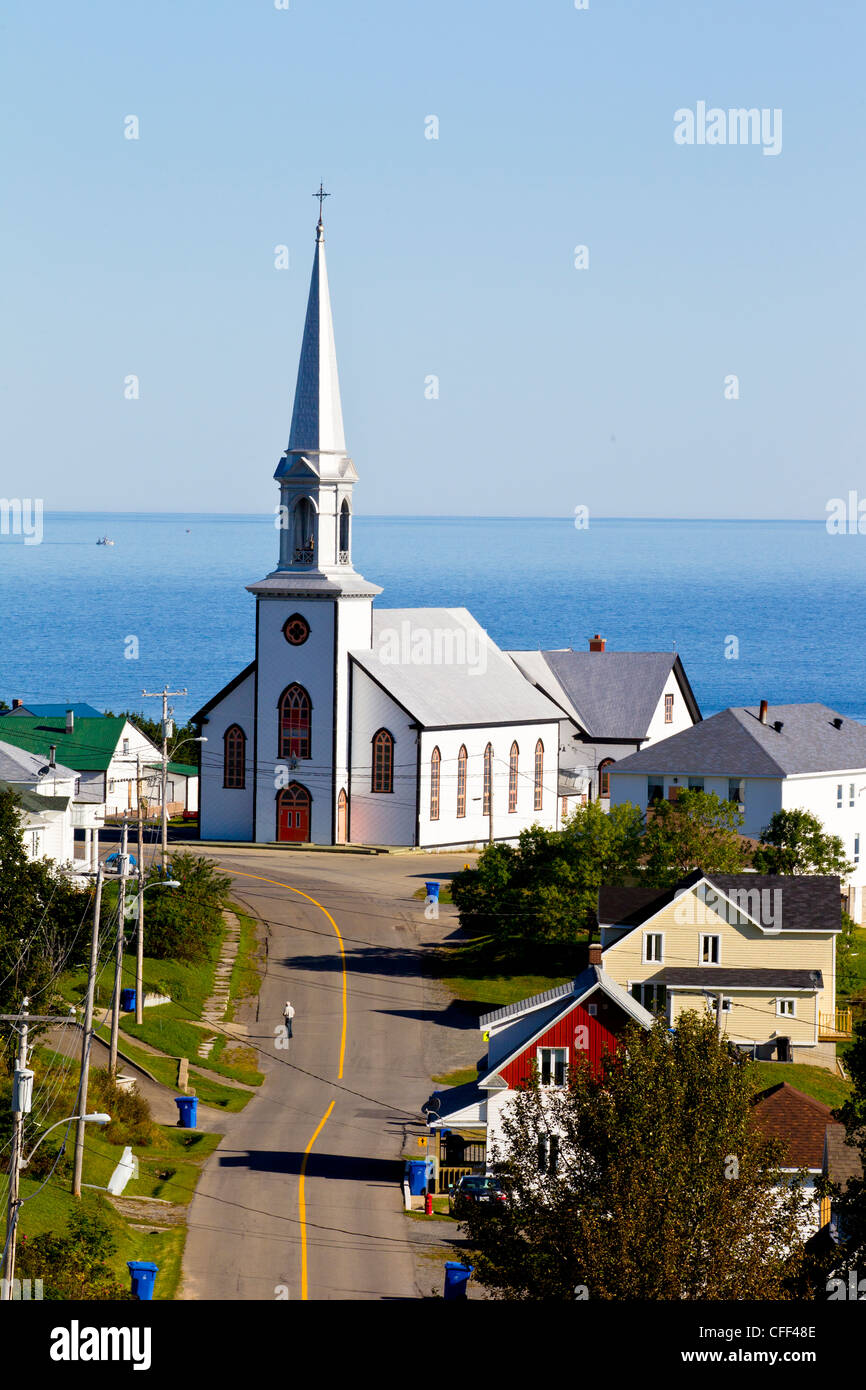 St Maurice de l'Échourie, Gaspé Peninsula, Quebec, Canada Stock Photo