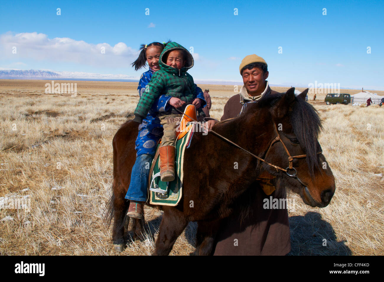 Nomadic Mongolian people in winter, Province of Khovd, Mongolia, Central  Asia, Asia Stock Photo - Alamy, image size:1300x953