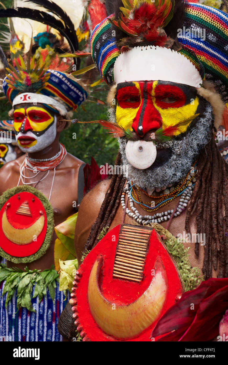 Sing Sing of Mount Hagen, a cultural show with ethnic groups, Mount Hagen, Western Highlands, Papua New Guinea, Pacific Stock Photo
