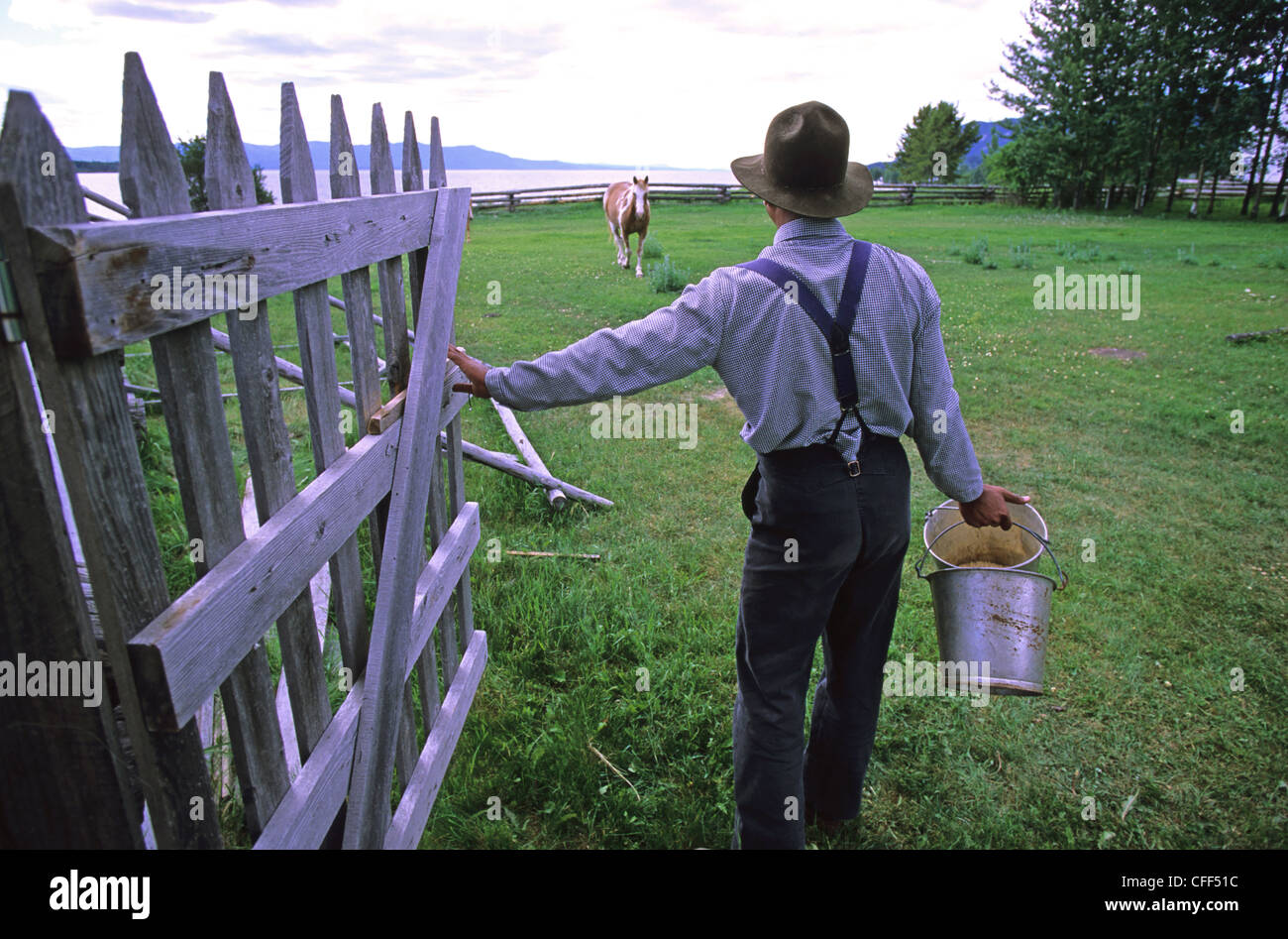 Fort St James National Historic Site; built 1888 Stock Photo Alamy