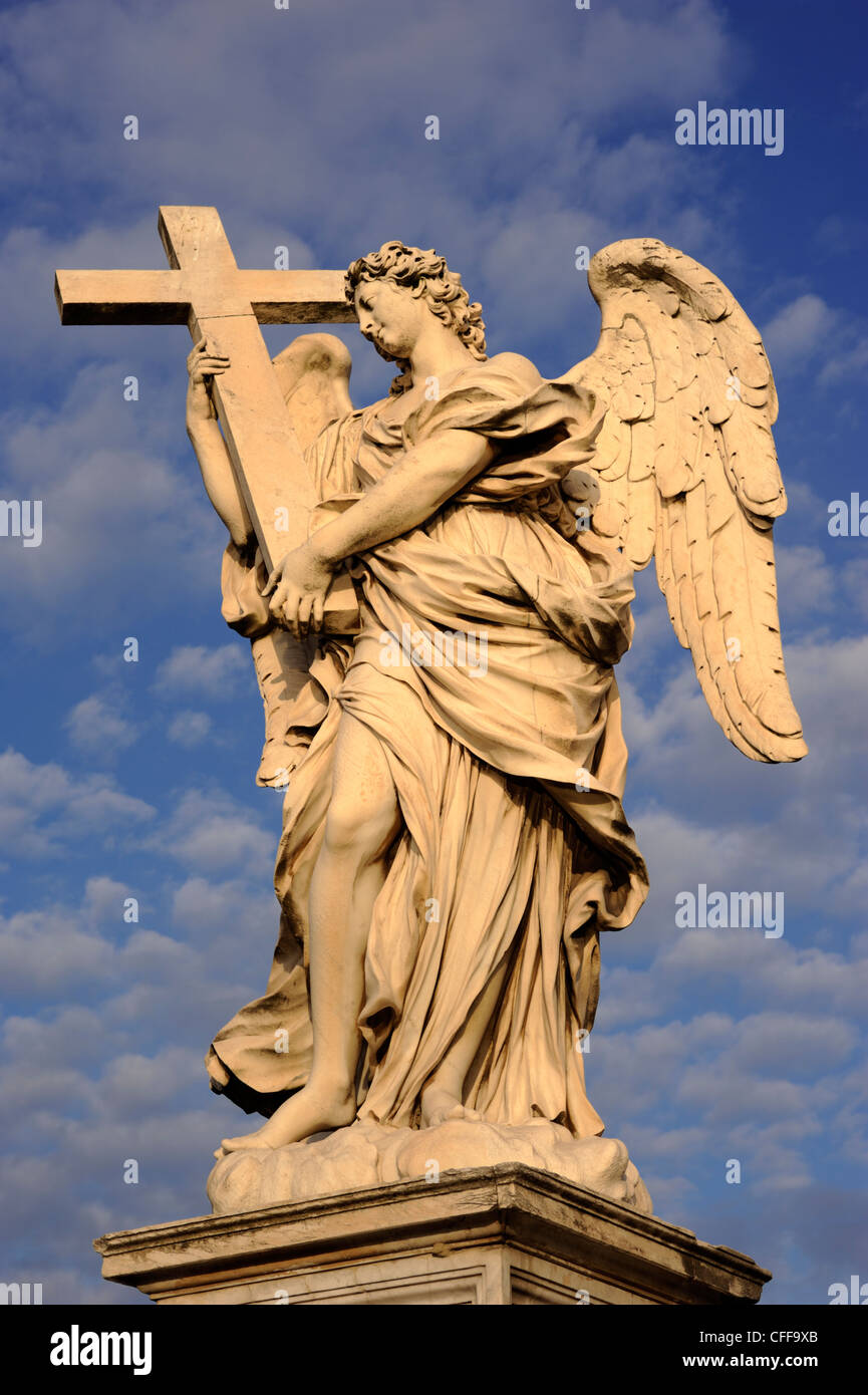 Angel cross statue sculpture hires stock photography and images Alamy