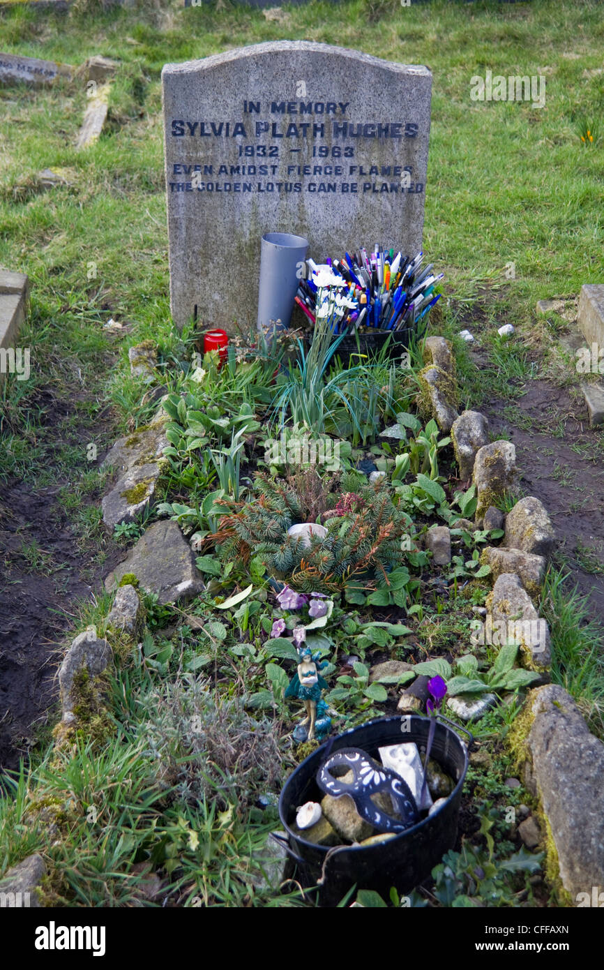 Sylvia plath grave hires stock photography and images Alamy