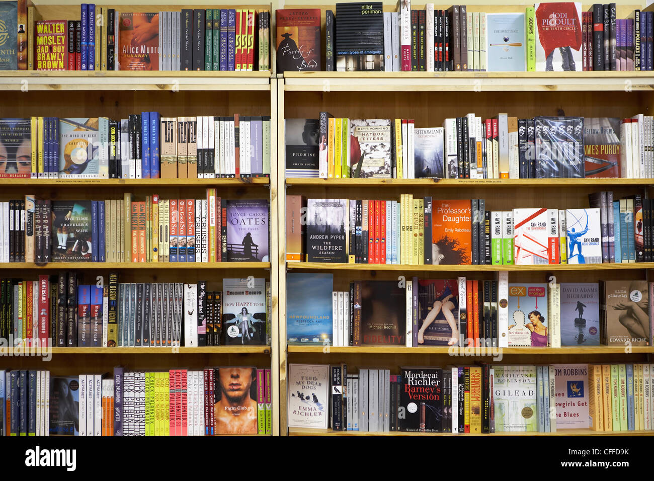 Shelves in Bookstore Stock Photo Alamy