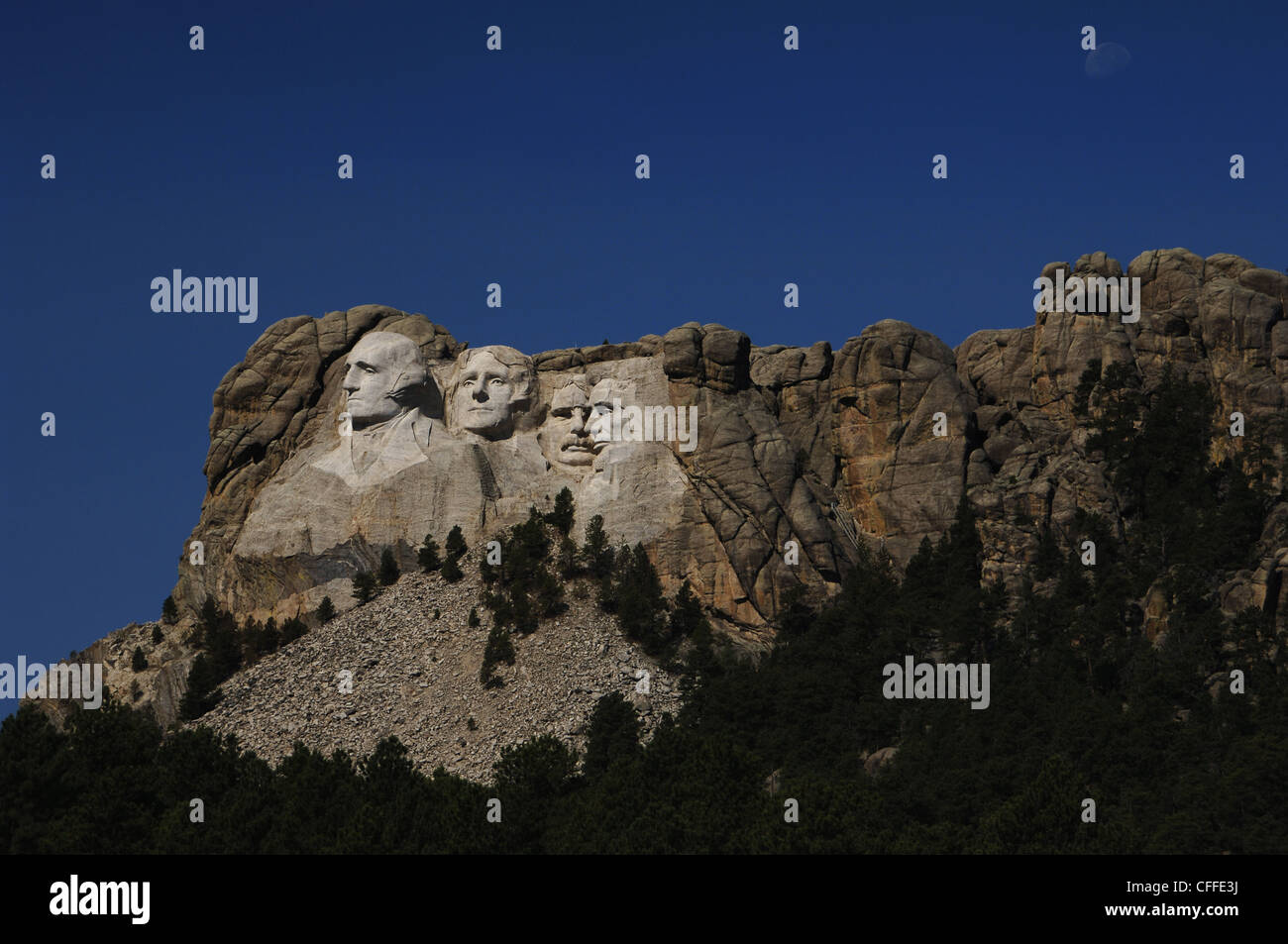 USA. Mount Rushmore National Memorial. Heads of the United States's