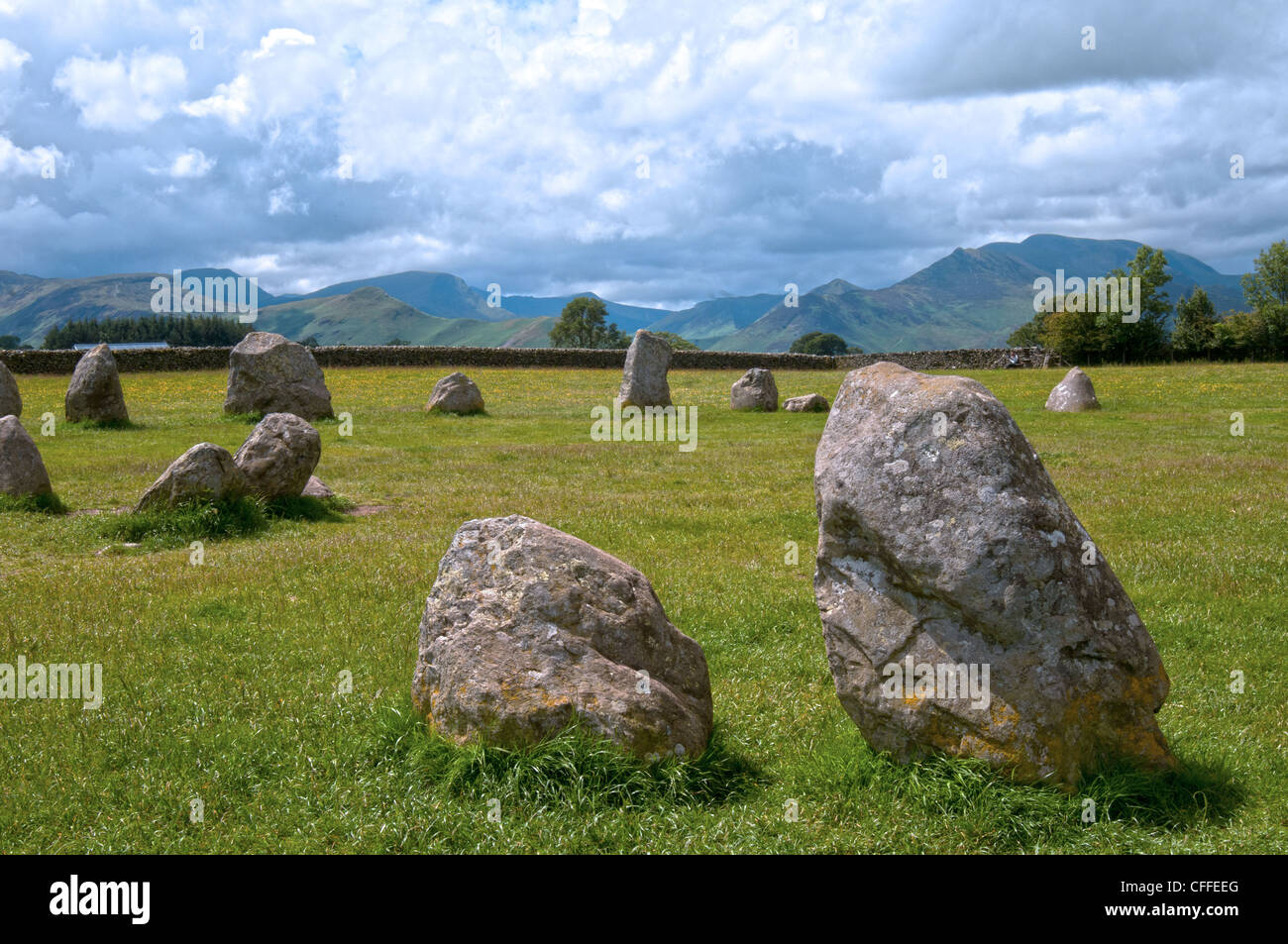 lake district castlerigg stone circle Stock Photo - Alamy