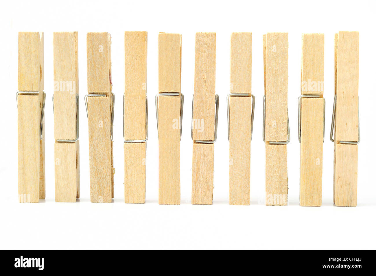 wooden clothes pin with Path Stock Photo Alamy