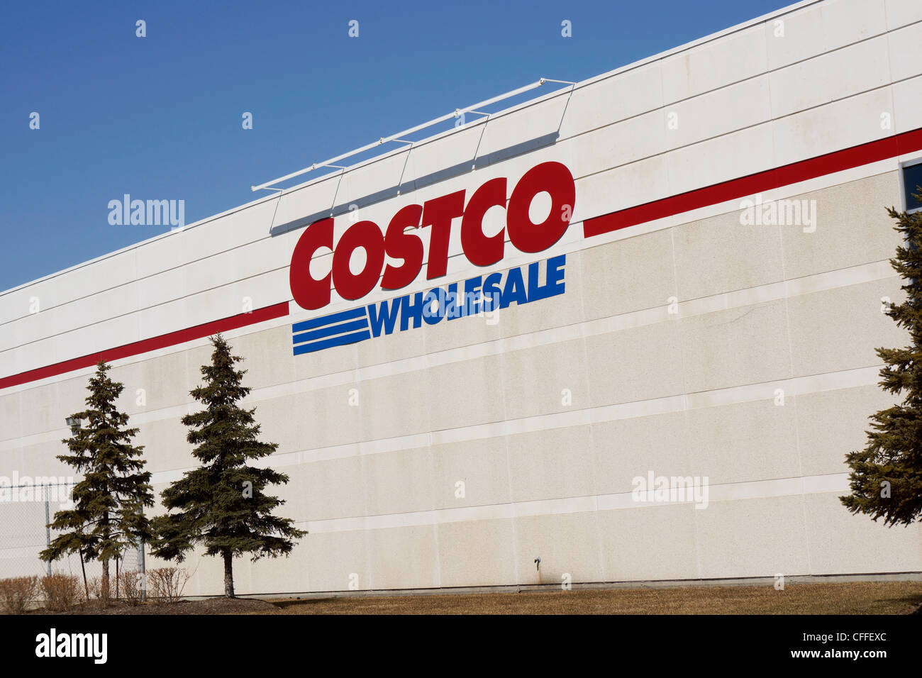 Costco Store Sign Stock Photo