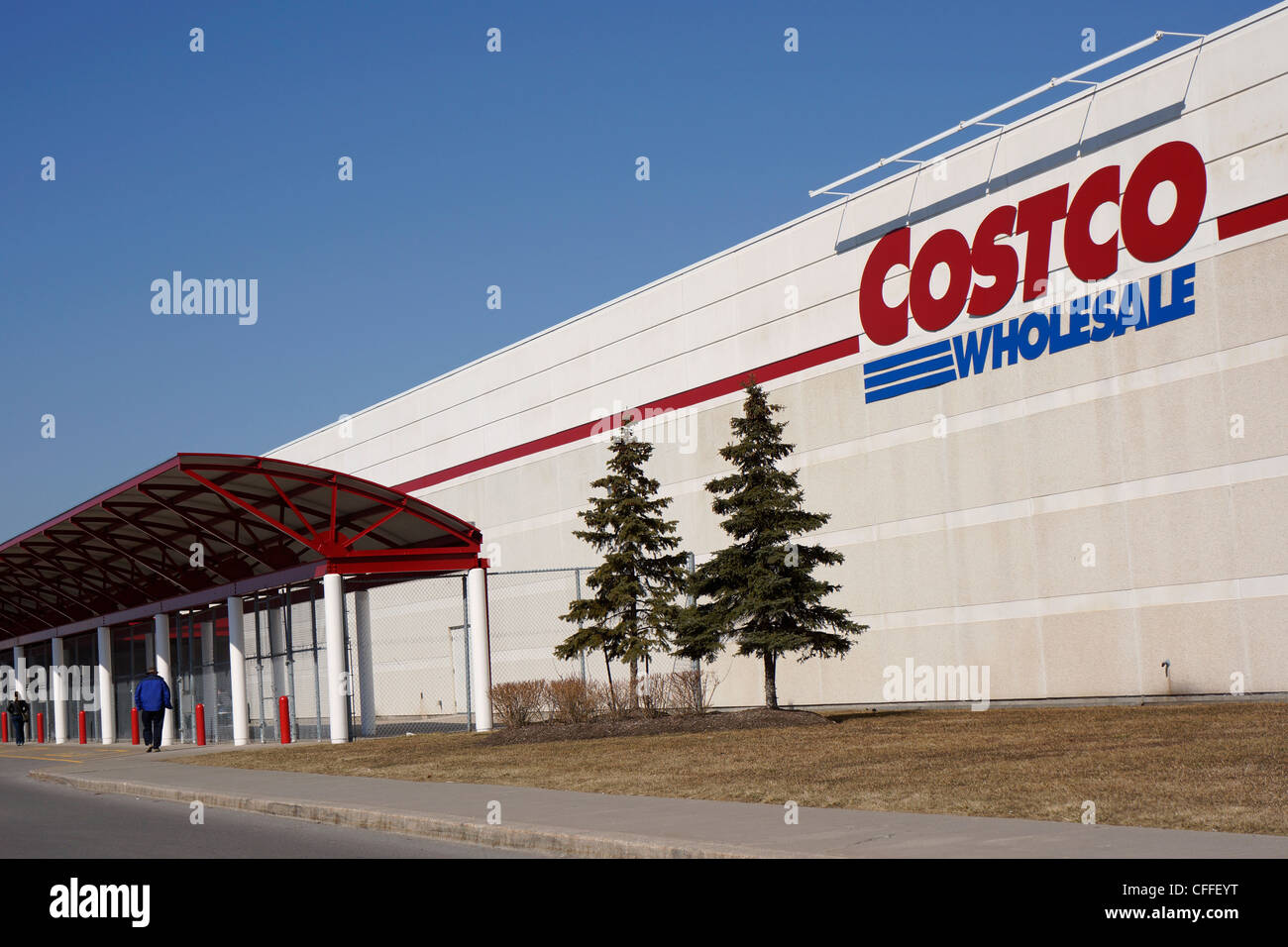 Costco Store Sign Stock Photo