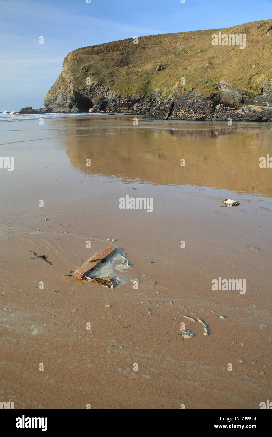Watergate Bay, near Newquay, North Cornwall, England, UK Stock Photo