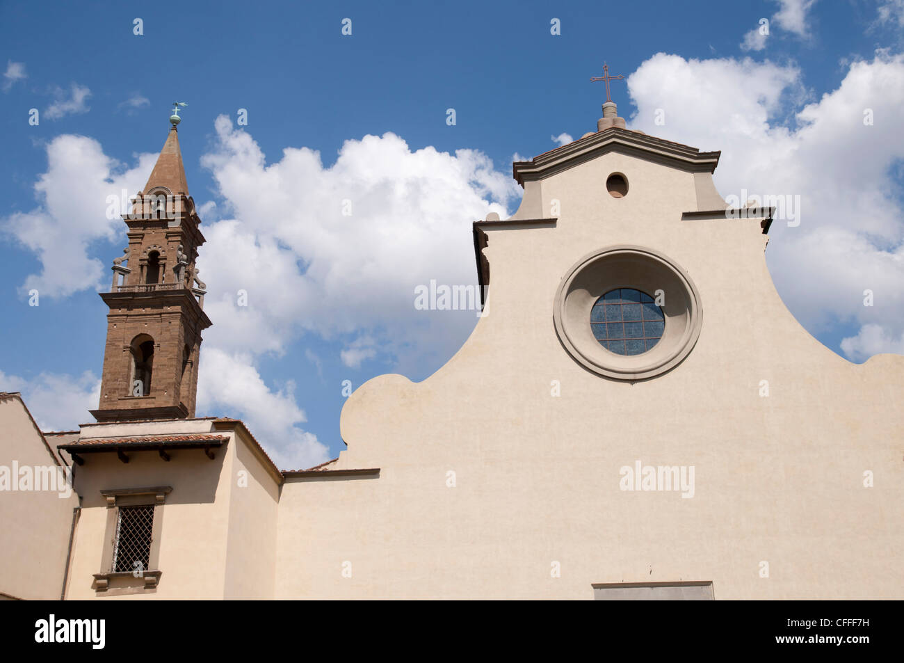 Church Santo Spirito, Piazza Santo Spirito, Florence, Tuscany, Italy Stock Photo