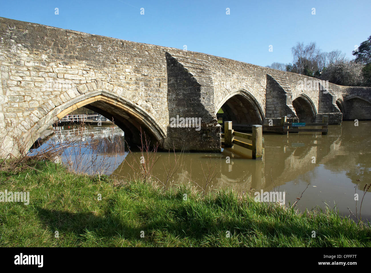 East Farleigh bridge Stock Photo