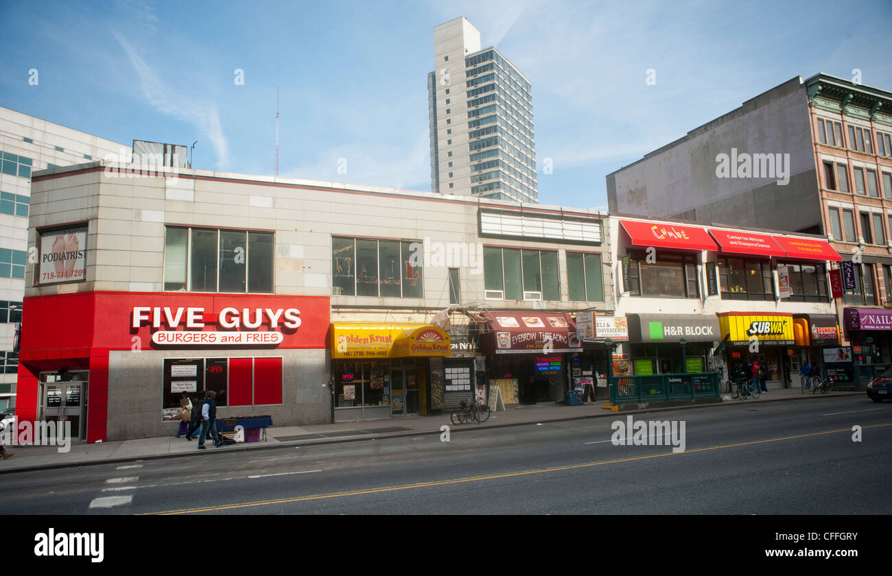 Flatbush Avenue Brooklyn High Resolution Stock Photography and Images