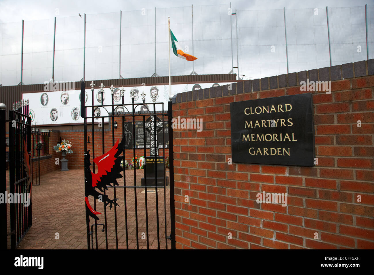 clonard martyrs memorial garden west Belfast Northern Ireland UK Stock Photo
