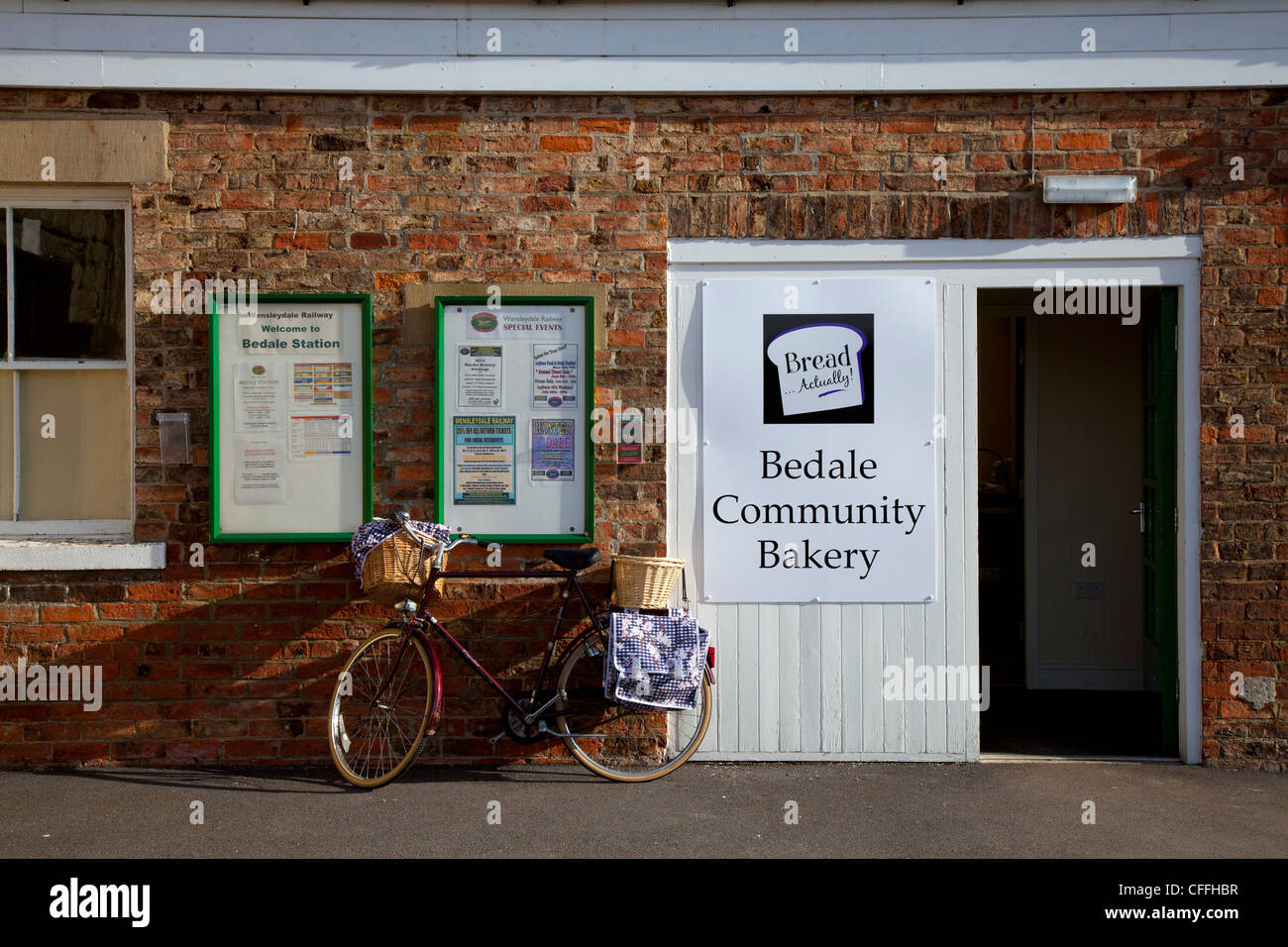 Community Bakery in Bedale, North Yorkshire Dales, Richmondshire, UK Stock Photo Alamy