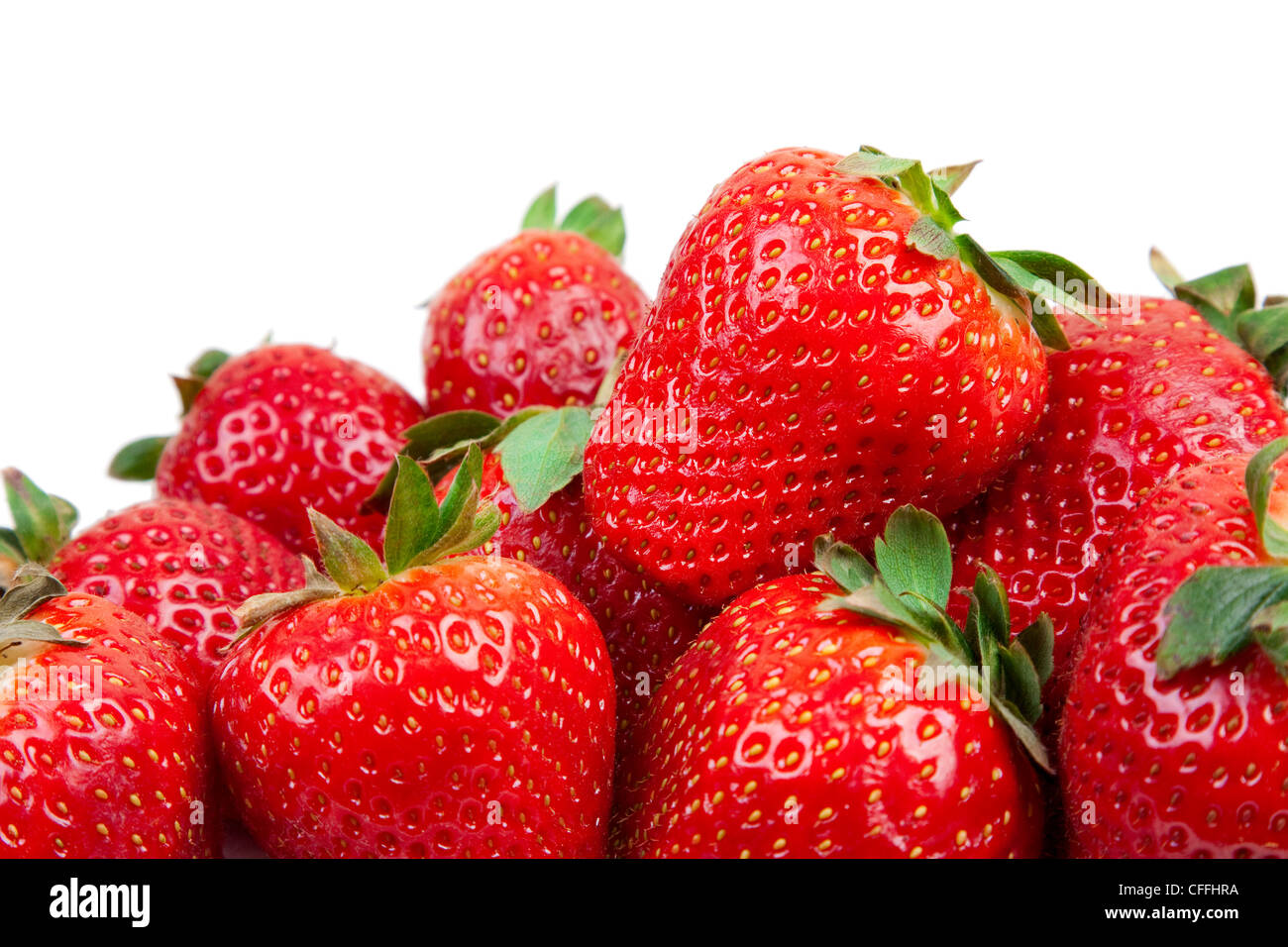 Group several organic strawberries hi-res stock photography and images ...