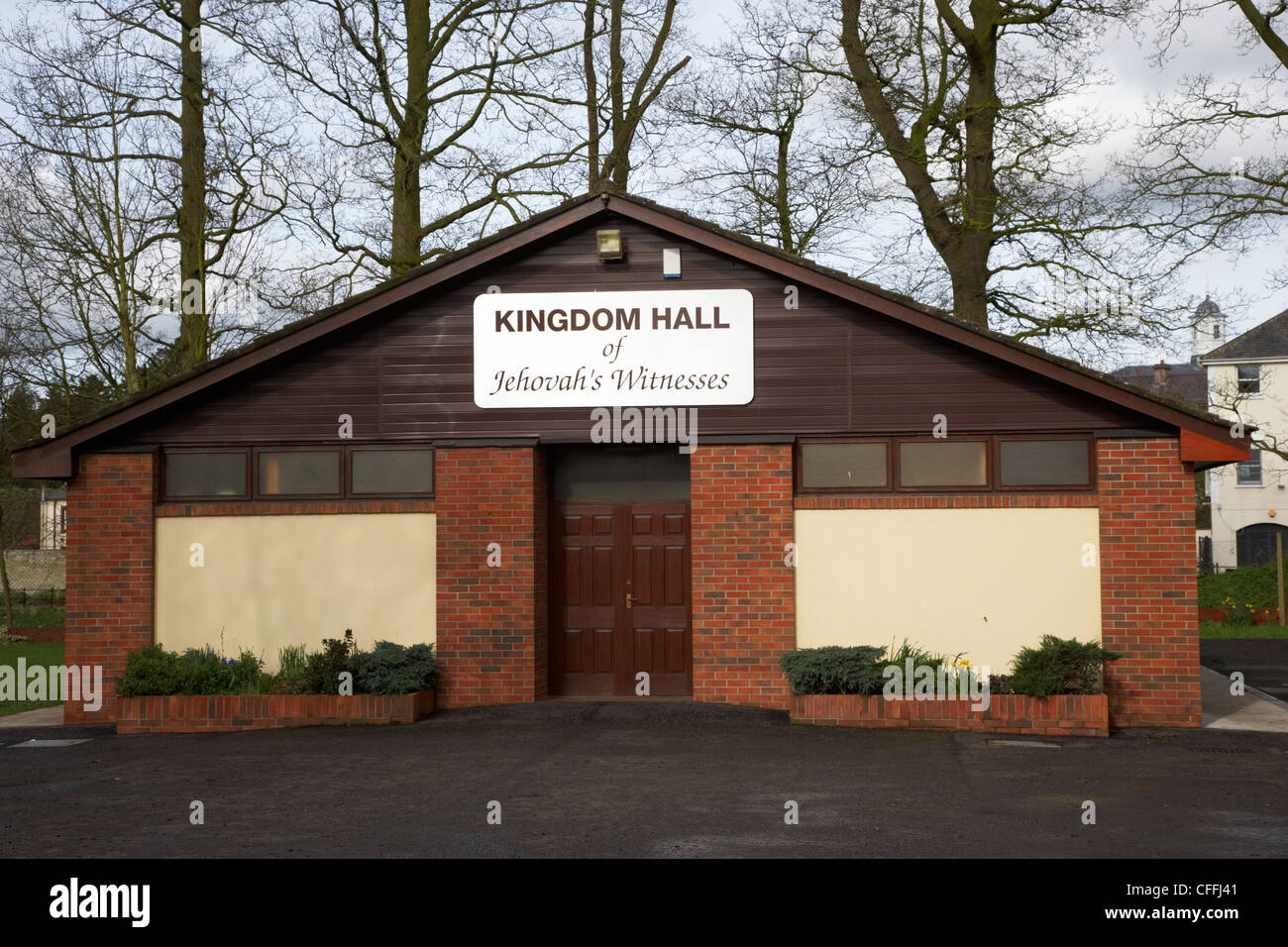 kingdom hall of the jehovah's witnesses antrim county antrim northern ireland uk Stock Photo