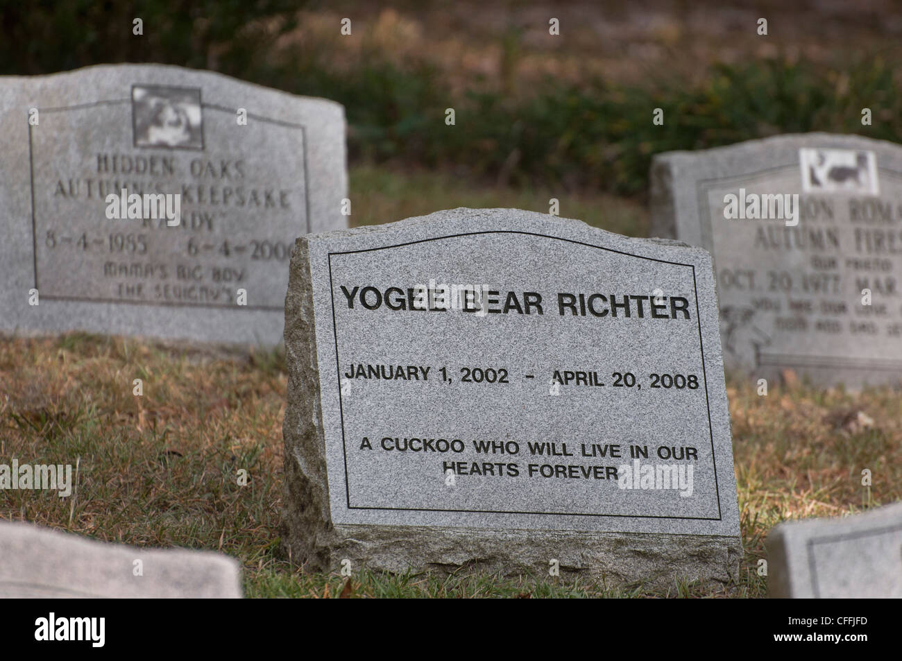 The Garden of Love pet memorial park and cemetery in Micanopy, Florida Stock Photo Alamy