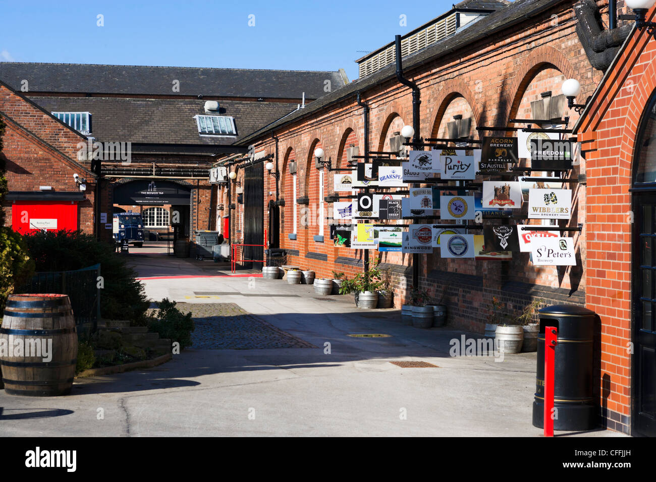 The National Brewery Centre museum, Burton-upon-Trent, Staffordshire,  England, UK Stock Photo - Alamy