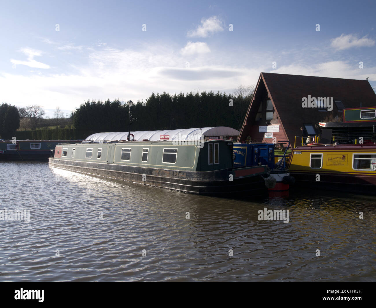 worcester and birmingham canal alvechurch worcestershire Stock Photo
