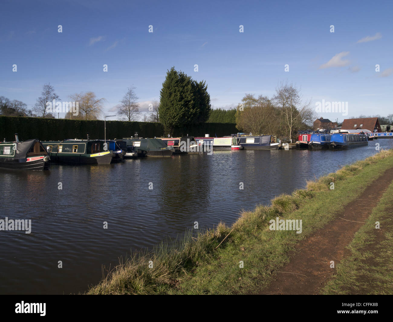 worcester and birmingham canal alvechurch worcestershire Stock Photo