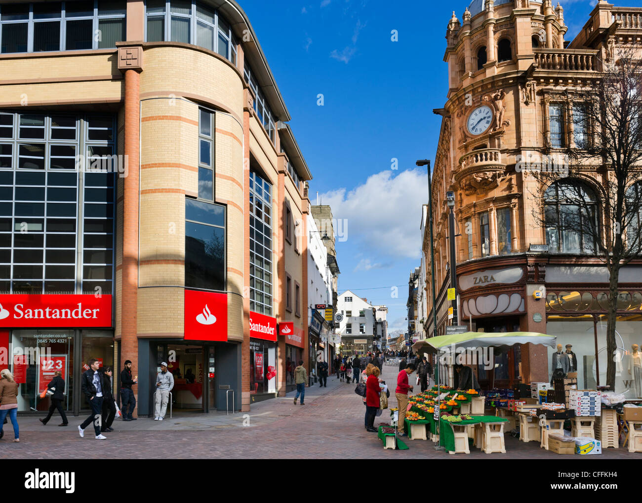 High Street Market Stall Uk High Resolution Stock Photography and