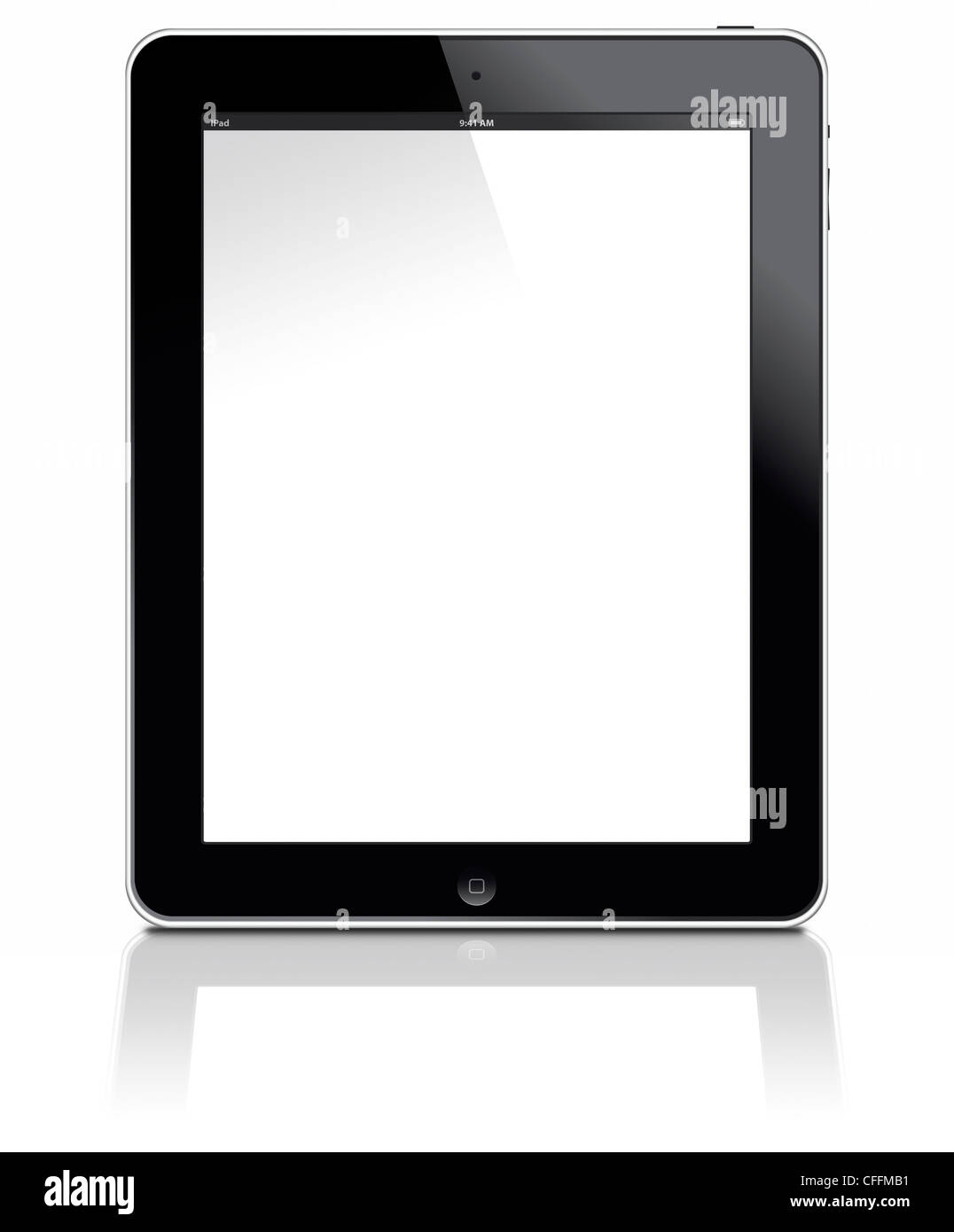 Muenster, Germany - March 12 2012: Pictures shows the Apple ipad 3 digital tablet computer with multi touch screen. Stock Photo
