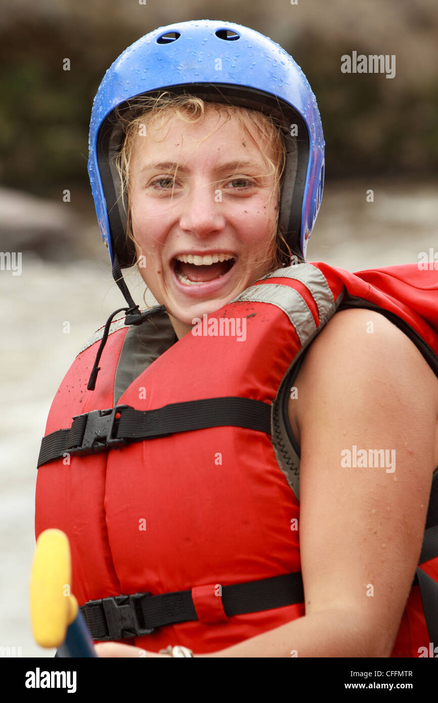 Adult Woman Wearing Typical Water Sport Outfit Stock Photo Alamy