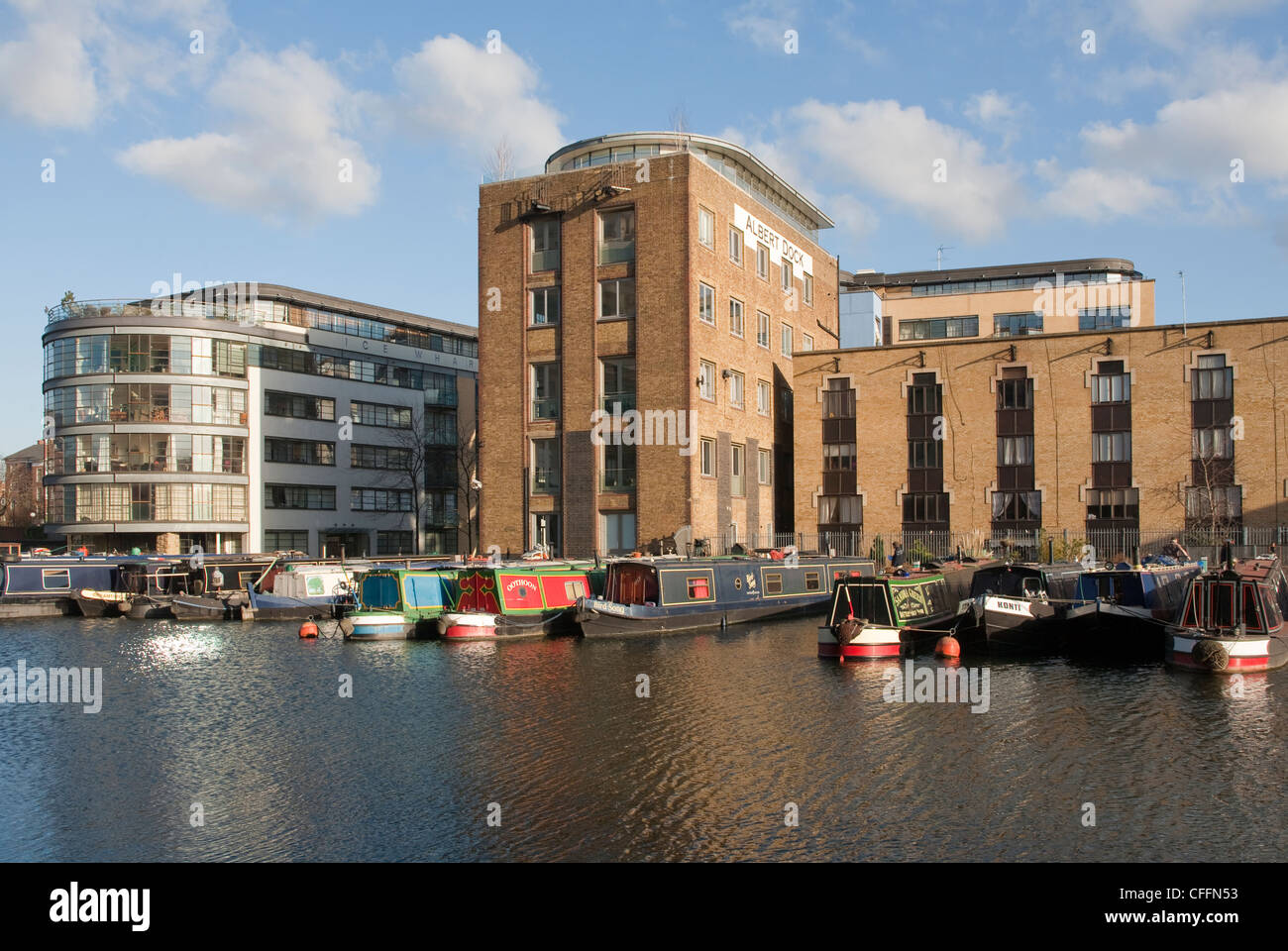 Ice Wharf and Albert Dock, London Canal Museum, King's Cross Stock