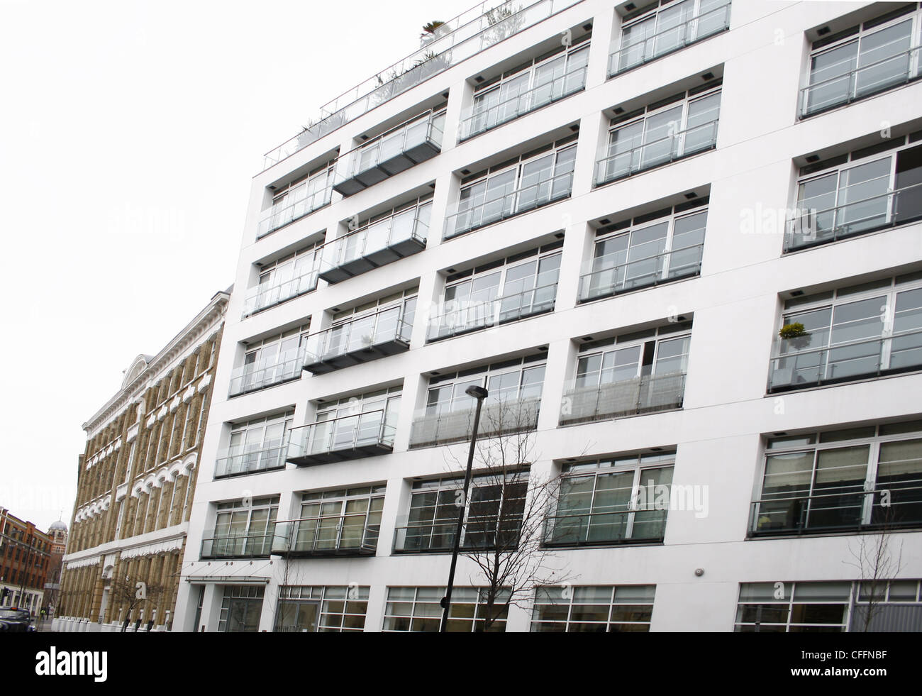 apartments on Agdon Street,Islington, London, England, UK Stock Photo