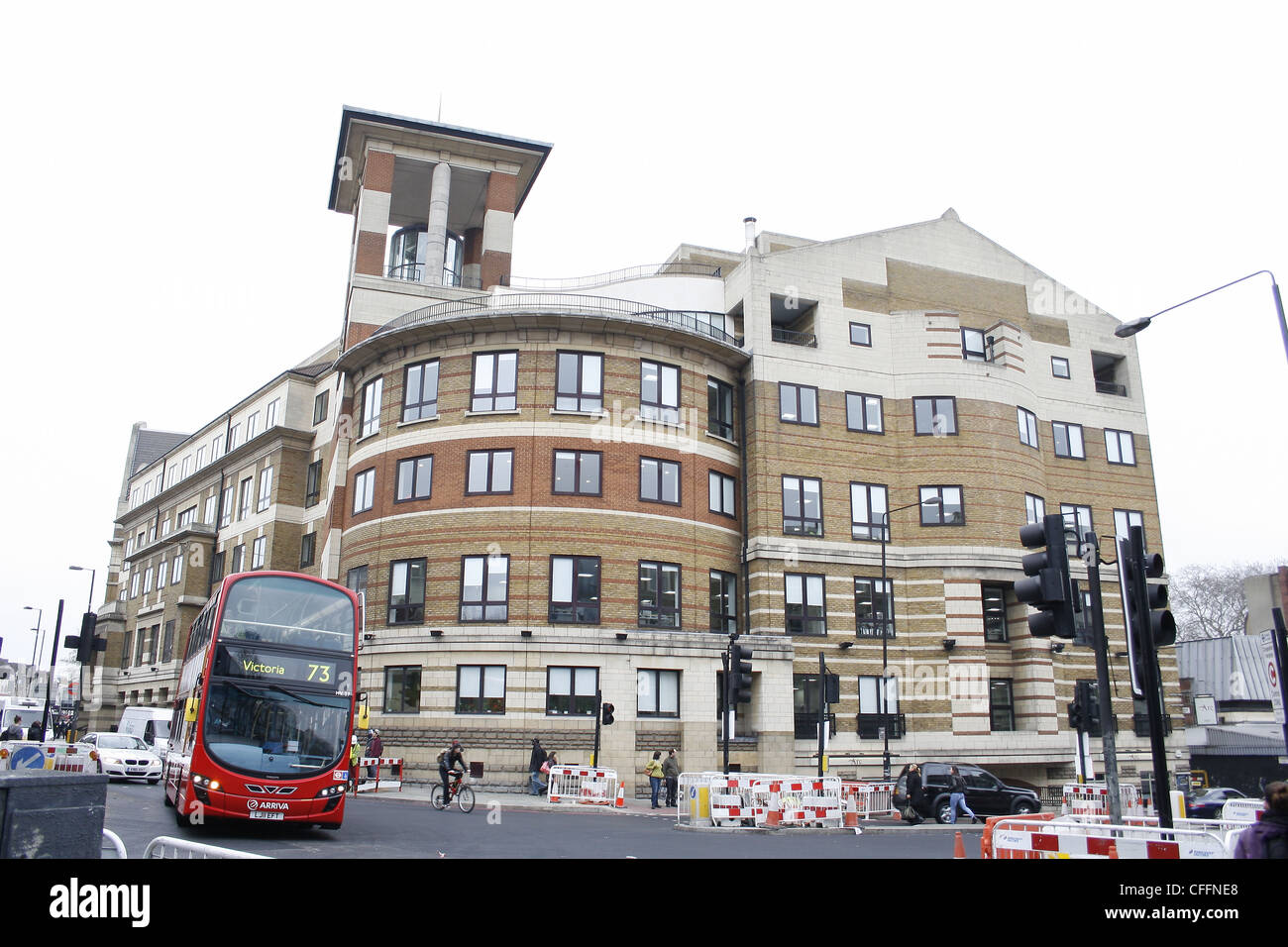 Angel Square, Upper Street, Islington, London, England, UK Stock Photo