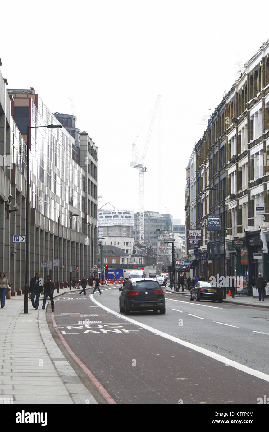 View of Farringdon Road, London, England, UK Stock Photo Alamy