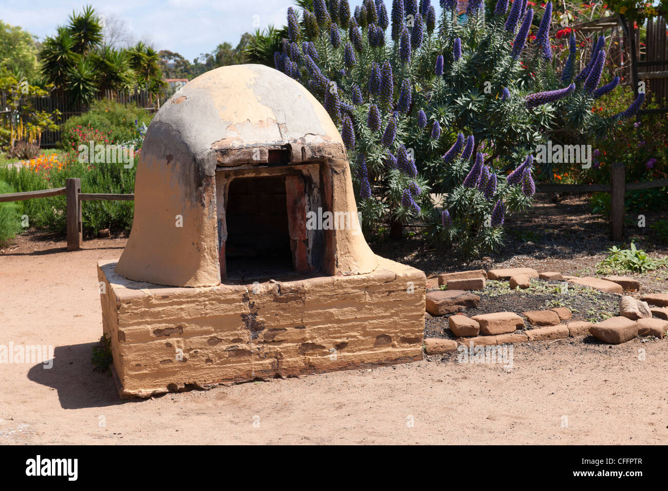 Outdoor brick oven, Old Town San Diego Stock Photo
