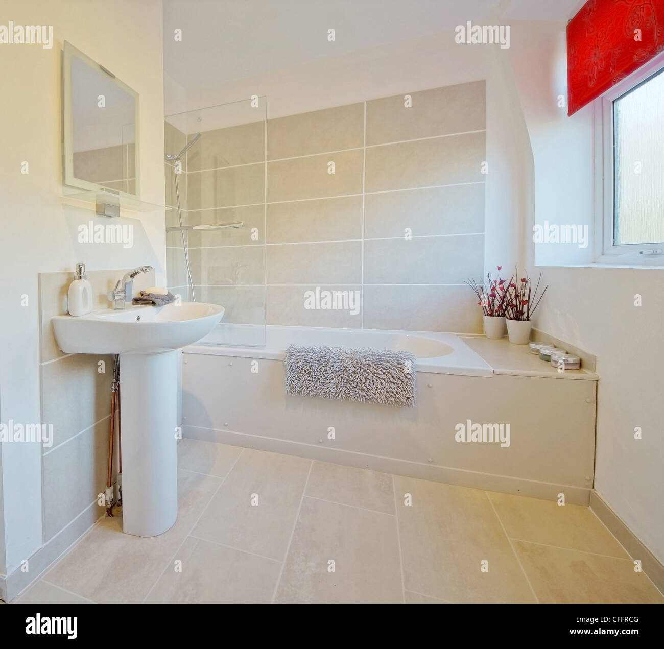bathroom house home new interior real estate property Stock Photo - Alamy