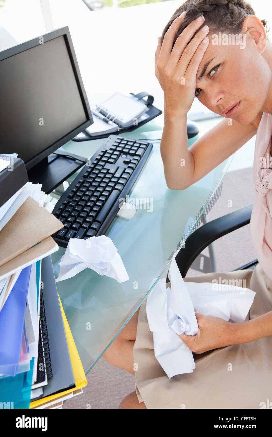 Overwhelmed pressure hi-res stock photography and images - Alamy