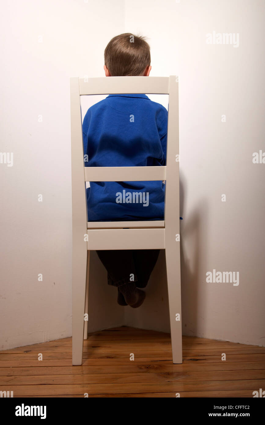 Boy Sitting in the Corner Stock Photo 43989010 Alamy
