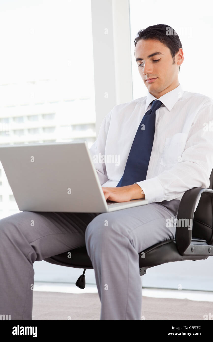 Man on suit on knees hi-res stock photography and images - Alamy