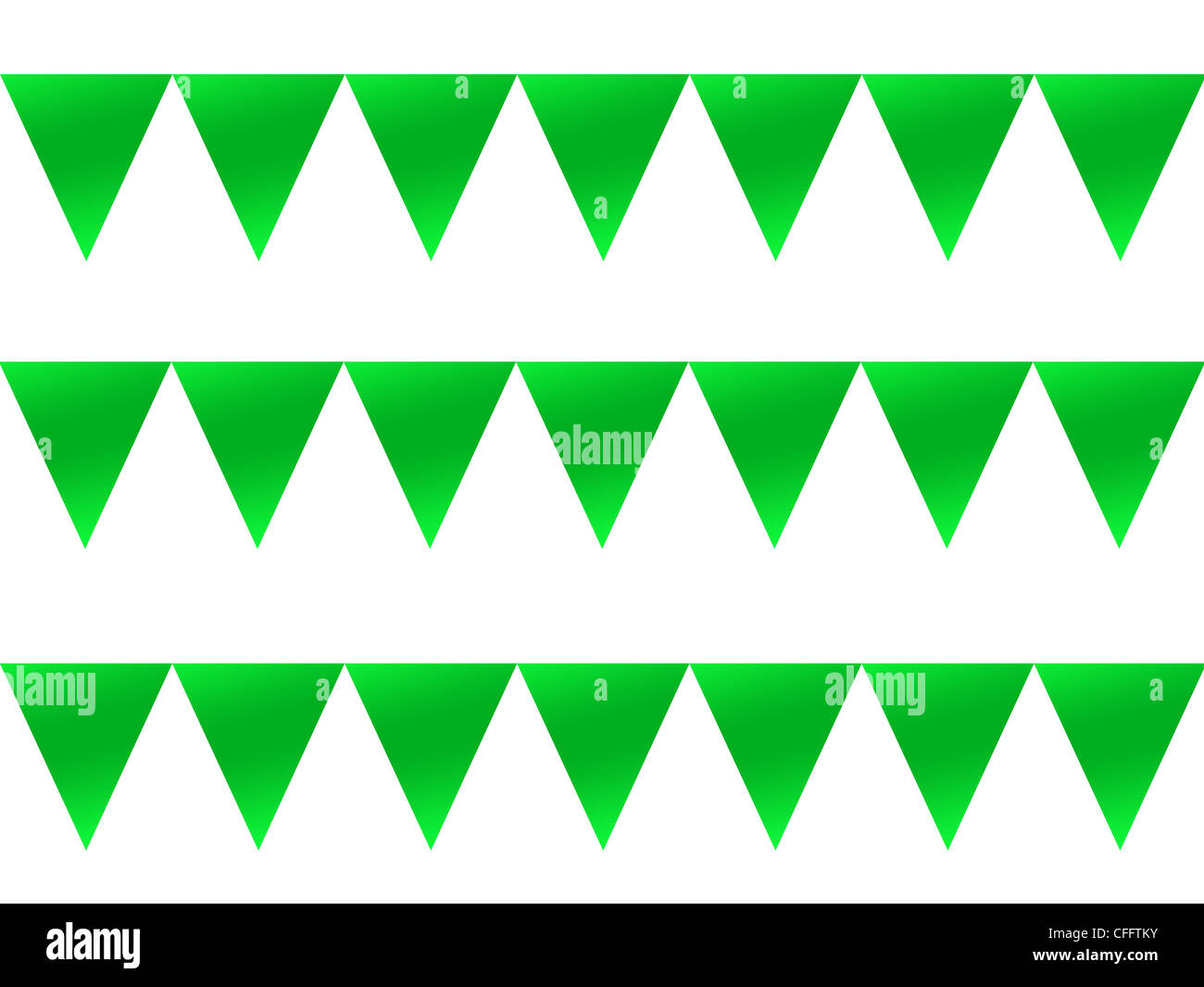 Bunting flags isolated against a white background Stock Photo Alamy