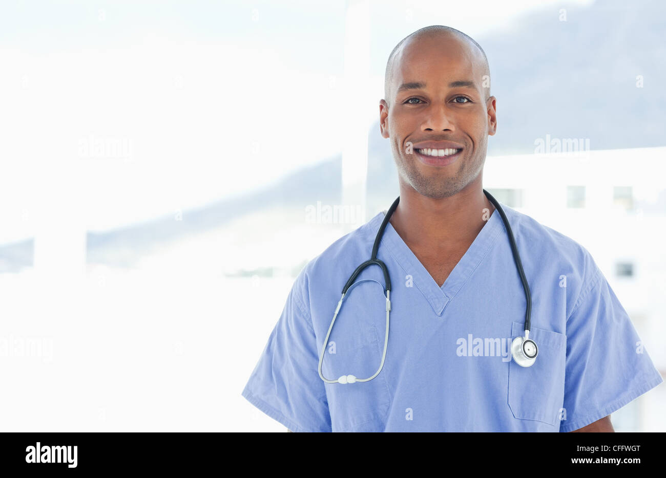 Doctor standing in front hi-res stock photography and images - Alamy