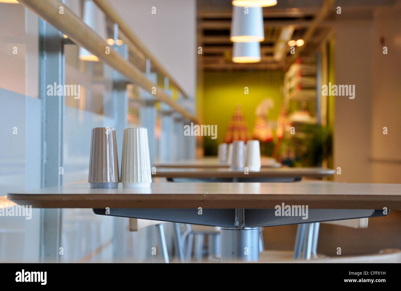The corner of restaurant Stock Photo Alamy
