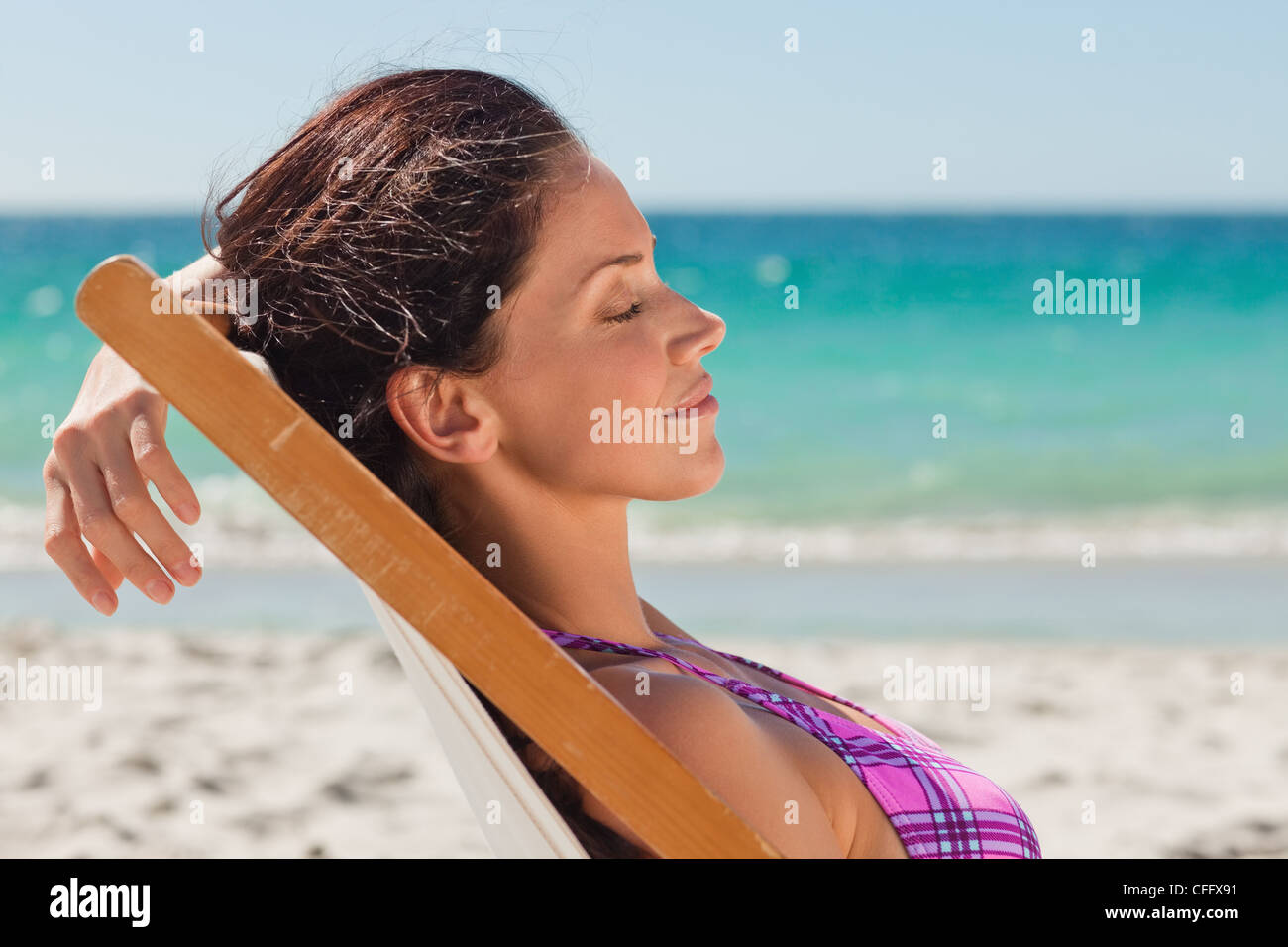Enjoying sunbath hires stock photography and images Alamy