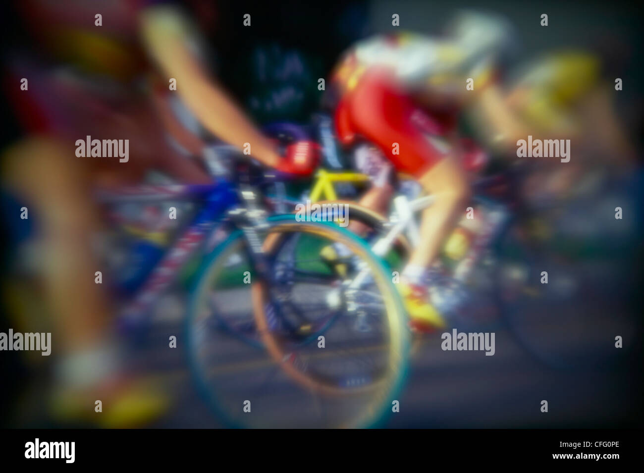 FV5527, Roderick Chen; Blurred Image of Bike Race Stock Photo - Alamy