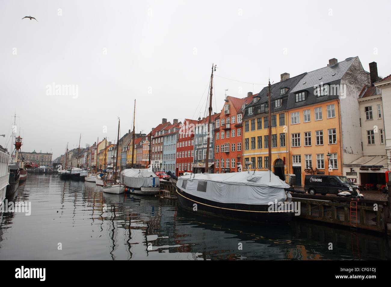 DK, Copenhagen townscape 20120310, Stock Photo