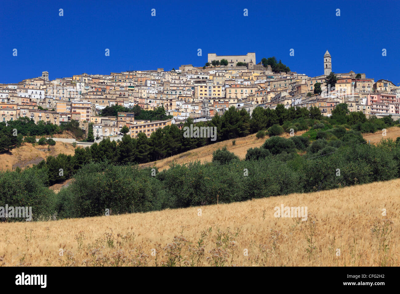 Italy, Apulia, Sant Agata di Puglia, Cityscape Stock Photo