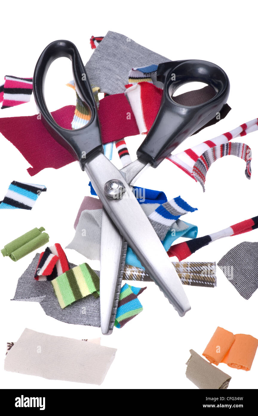 Objects Like Scissors object on white - tool sewing scissors Stock Photo - Alamy