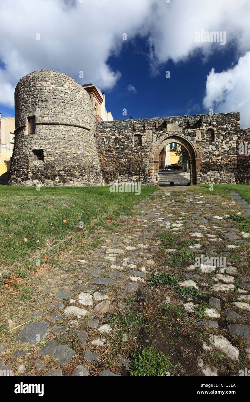 Italy, Basilicata, Melfi, castle entrance called Porta Venosina Stock Photo  - Alamy