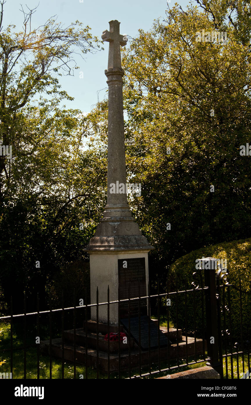 yorkshire humberside withernwick war memorial Stock Photo