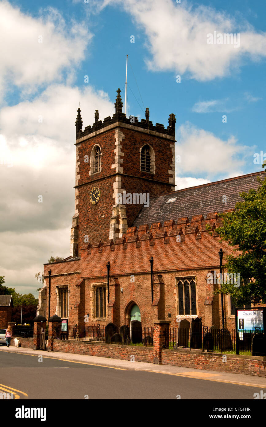 yorkshire sutton village hull sutton church Stock Photo Alamy