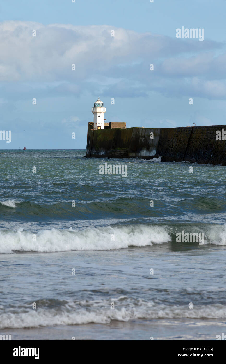 Aberdeen Lighthouse Stock Photo