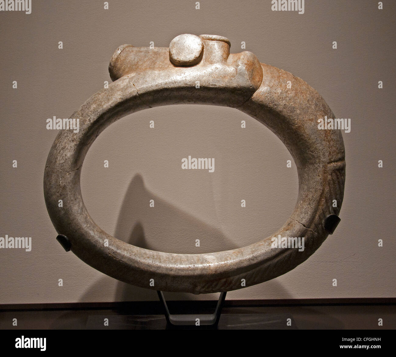 Taino sculpture  13 - 15 Century Porto Rico Grandes Antilles - Puerto Rico, Greater Antilles Stock Photo